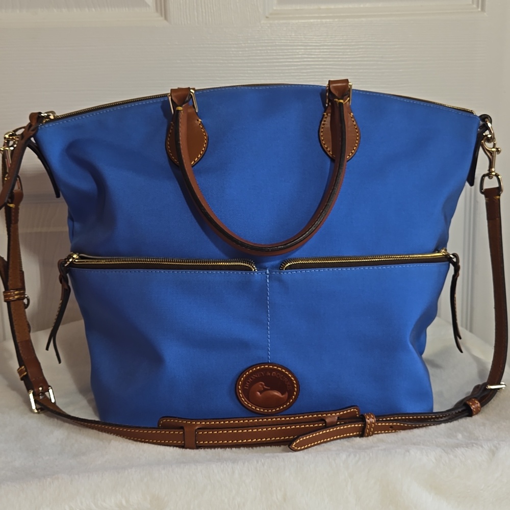 Dooney & Bourke Cornflower Blue Large Tote Bag